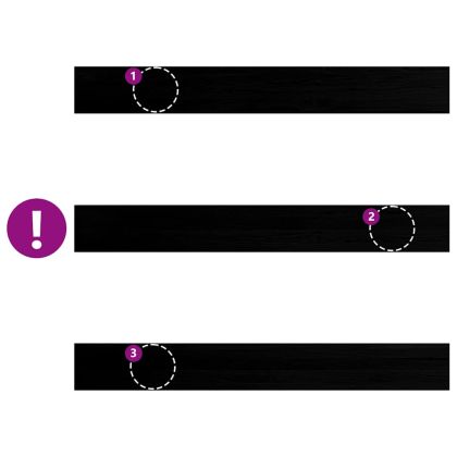 Прозоречни первази, 2 бр, тъмнокафяви, 160x20x2 см, дъб масив