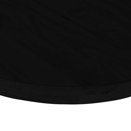 Плот за маса, тъмнокафяв, 140x60x4 см, дъб масив, овална