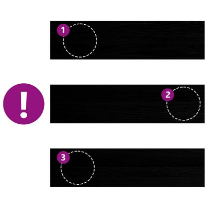 Прозоречни первази, 2 бр, тъмнокафяви, 80x20x2 см, дъб масив