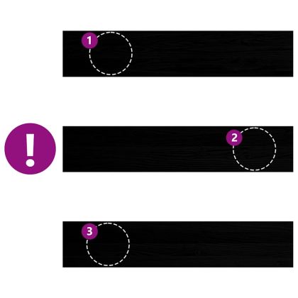 Прозоречни первази, 2 бр, тъмнокафяви, 100x20x2 см, дъб масив