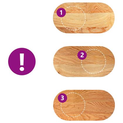 Плот за маса, светлокафяв, 80x40x2 см, дъб масив, овална