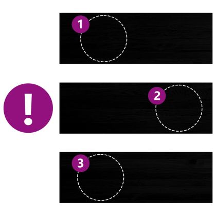 Прозоречни первази, 2 бр, тъмнокафяви, 120x40x2 см, дъб масив