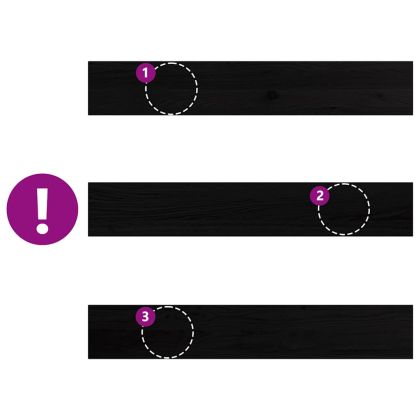 Прозоречни первази, 2 бр, тъмнокафяви, 90x15x2 см, дъб масив