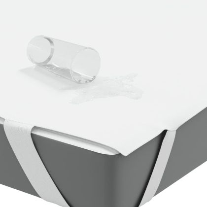 Протектор за матрак, бял, 90x200 см, водоустойчив