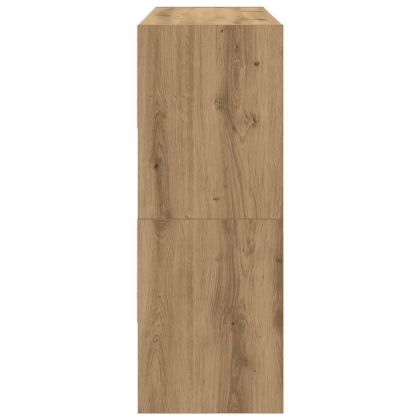 Поставки за обувки, 2 бр, стифируеми, дъб артизан, 89,5x30x40см