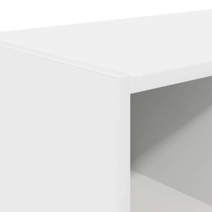 Поставки за обувки, 2 бр, стифируеми, бели, 89,5x30x40 см