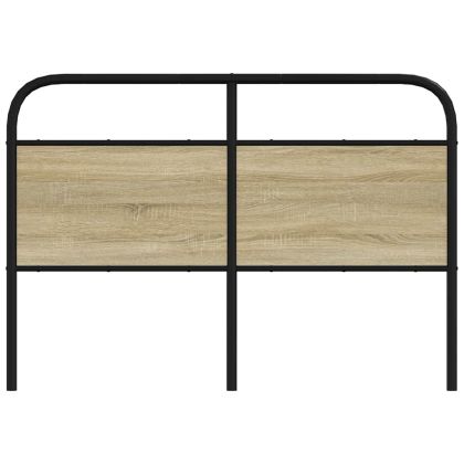 Горна табла, дъб сонома, 120 см, стомана и инженерно дърво