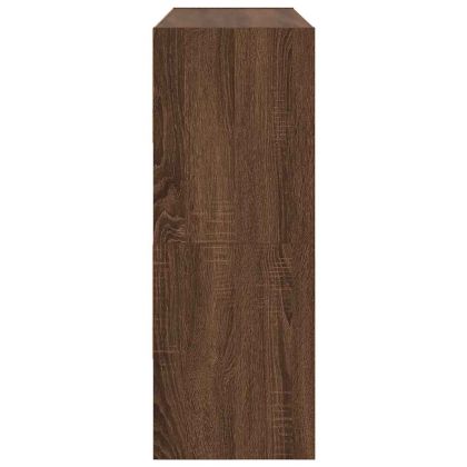 Поставки за обувки, 2 бр, стифируеми, кафяв дъб, 89,5x30x40 см