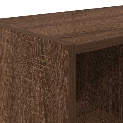 Поставки за обувки, 2 бр, стифируеми, кафяв дъб, 89,5x30x40 см