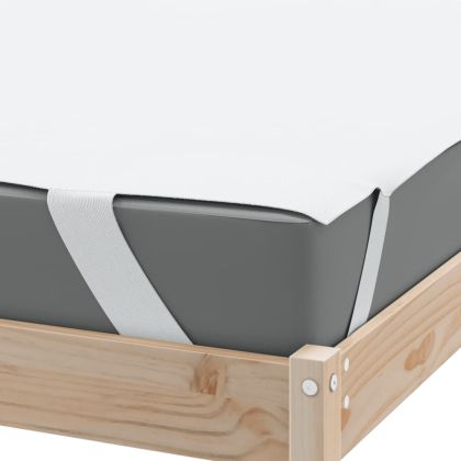 Протектор за матрак, бял, 80x200 см, водоустойчив