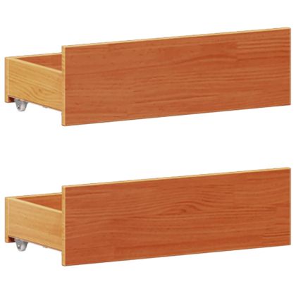 Легло с етажерка за книги, без матрак, 200x200 см, бор масив