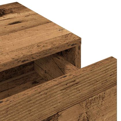 Стенен рафт с чекмеджета 100x36x19 см инженерно дърво