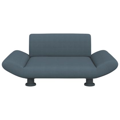 Кучешко легло кучешкосиво 70x45x28 см текстил