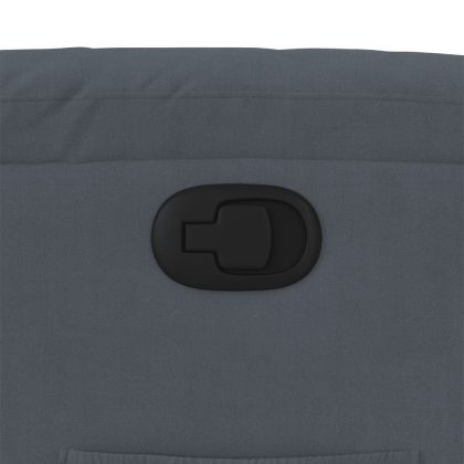 Реклайнер стол, тъмносив, кадифе