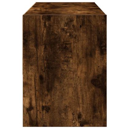 Стелаж за обувки, стифиращи, опушен дъб, 89,5x30x40 см