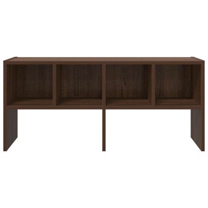 Стелаж за обувки, стифиращи, кафяв дъб, 89,5x30x40 см