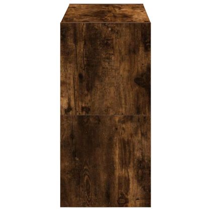 Поставки за обувки, 2 бр, стифируеми, опушен дъб, 60x30x30,5 см