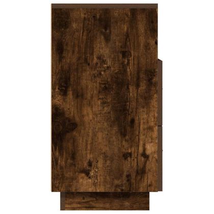 Нощно шкафче с 2 чекмеджета, опушен дъб, 36x36x68 см