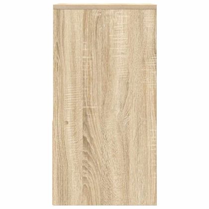 Нощни шкафчета с чекмеджета, 2 бр, дъб сонома, 35x34x66,5 см