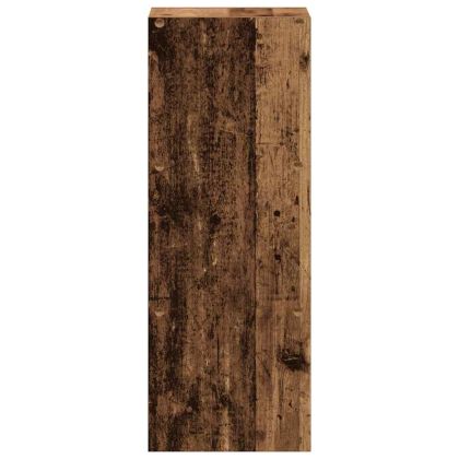 Библиотека стифиращи старо дърво 30x30x80 см инженерно дърво