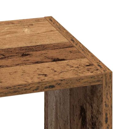 Библиотека стифиращи старо дърво 30x30x80 см инженерно дърво