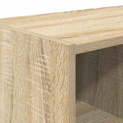 Стелаж за обувки, стифиращи, дъб сонома, 89,5x30x40 см