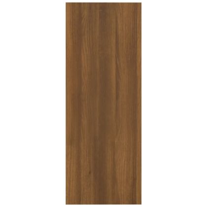 Конзолна маса, кафяв дъб, 105x30x80 см, инженерно дърво