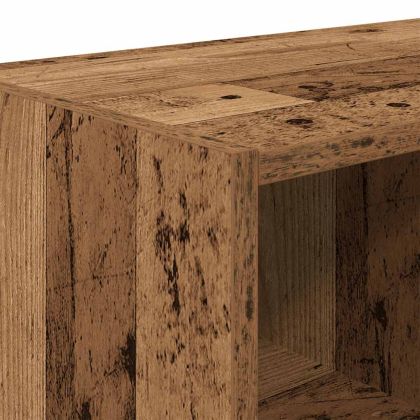 Поставки за обувки, 2 бр, стифируеми, старо дърво, 89,5x30x40см