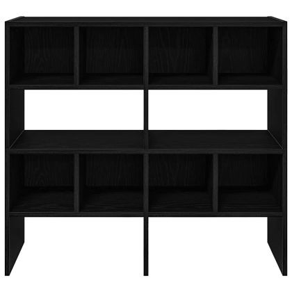 Поставки за обувки, 2 бр, стифируеми, черен дъб, 89,5x30x40 см