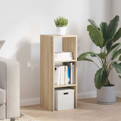 Библиотека стифиращи дъб сонома 30x30x80 см инженерно дърво