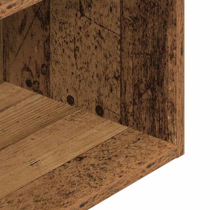 Нощни шкафчета с чекмеджета, 2 бр, старо дърво, 35x34x66,5 см