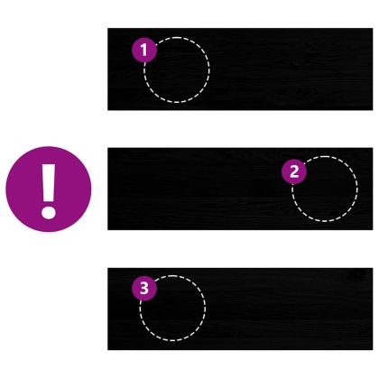 Прозоречни первази, 2 бр, тъмнокафяви, 80x25x2 см, дъб масив