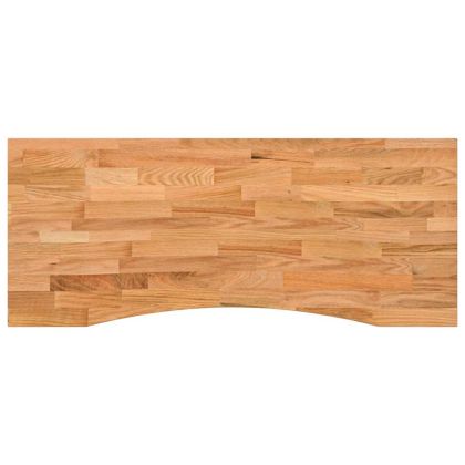 Плот за бюро, светлокафяв, 120x50x2,5см, дъб масив, правоъгълна