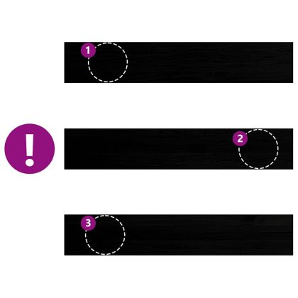 Прозоречни первази, 2 бр, тъмнокафяви, 140x30x2 см, дъб масив