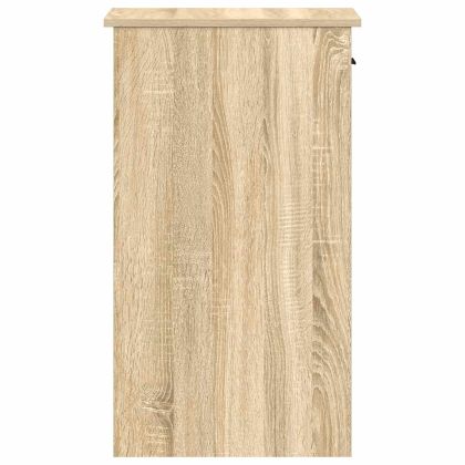 Стойка за компютърна кула с чекмедже дъб сонома 35x45x77 см