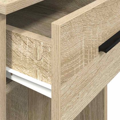 Стойка за компютърна кула с чекмедже дъб сонома 35x45x77 см