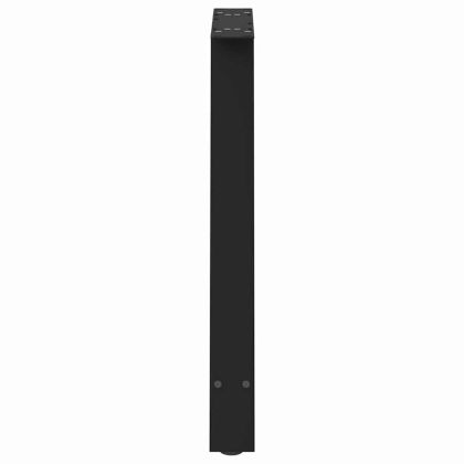 Крака за трапезна маса, А-образни, 2 бр., черни, 80 x (72-73) см, стомана