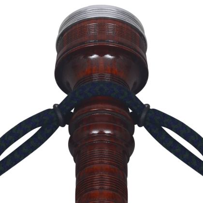 Шотландска високопланинска гайда с кариран зелено-черен тартан