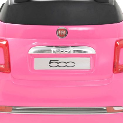 Детска кола за яздене "Fiat 500" розова