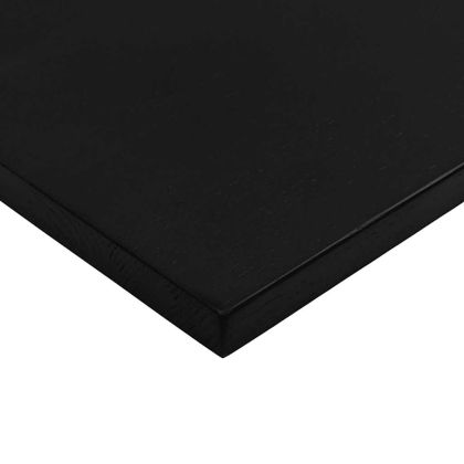 Плот за бюро, тъмнокафяв, 100x50x2,5 см, дъб масив, правоъгълна