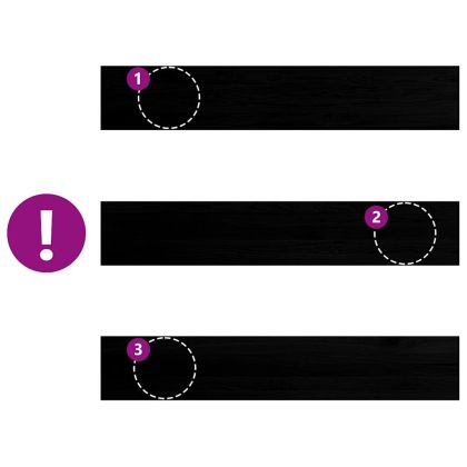 Прозоречни первази, 2 бр, тъмнокафяви, 140x25x2 см, дъб масив