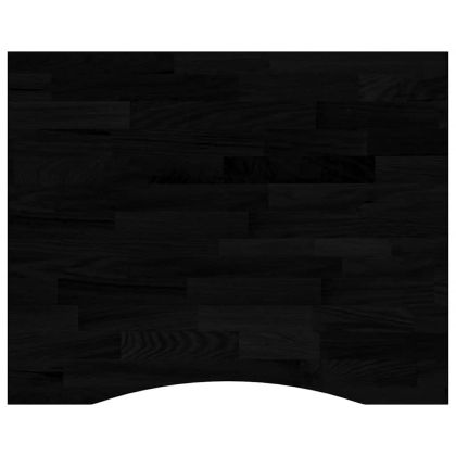 Плот за бюро, тъмнокафяв, 120x60x4 см, дъб масив, правоъгълна