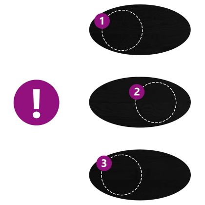 Плот за маса, тъмнокафяв, 120x60x2 см, дъб масив, овална