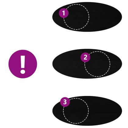 Плот за маса, тъмнокафяв, 140x60x2 см, дъб масив, овална