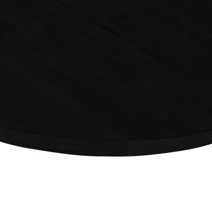 Плот за маса, тъмнокафяв, 140x60x2 см, дъб масив, овална