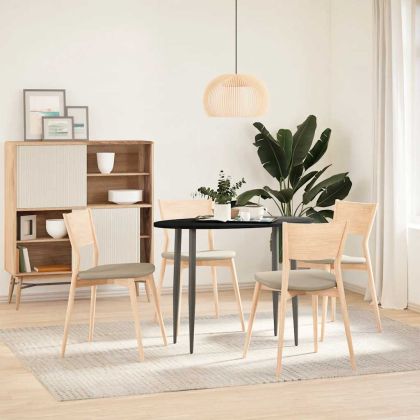 Плот за маса, тъмнокафяв, 100x50x2 см, дъб масив, овална