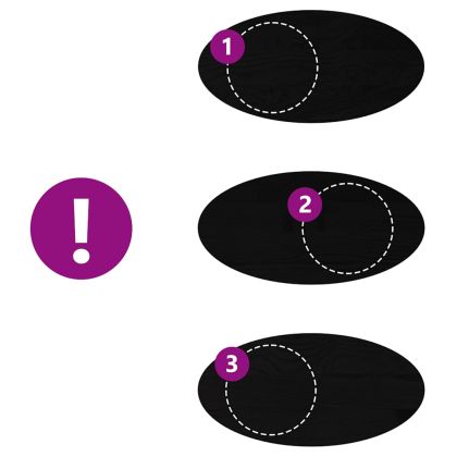 Плот за маса, тъмнокафяв, 100x50x2 см, дъб масив, овална