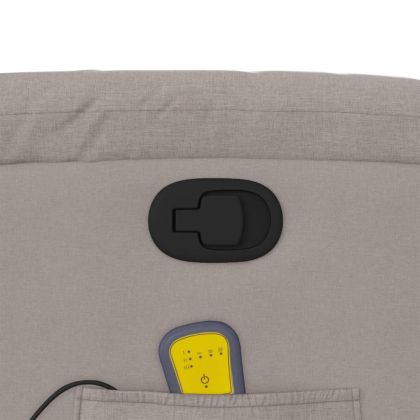 Масажен наклоняем стол, таупе, текстил