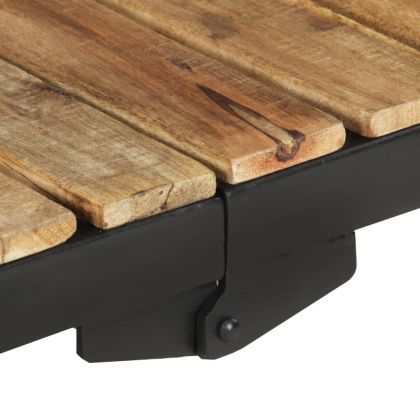 Кухненска количка, 87x36x81 см, мангово дърво масив