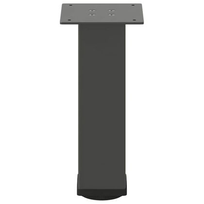 Крака за масичка за кафе, 4 бр., антрацит, 30-32 см, стомана